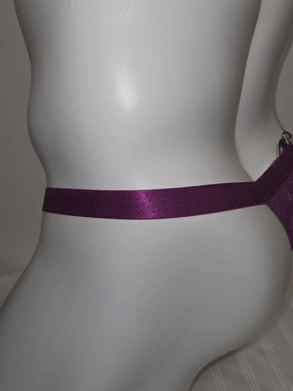 Cosabella Shiny Purple Low-Rise Men's Italian Thong Swiss Beet